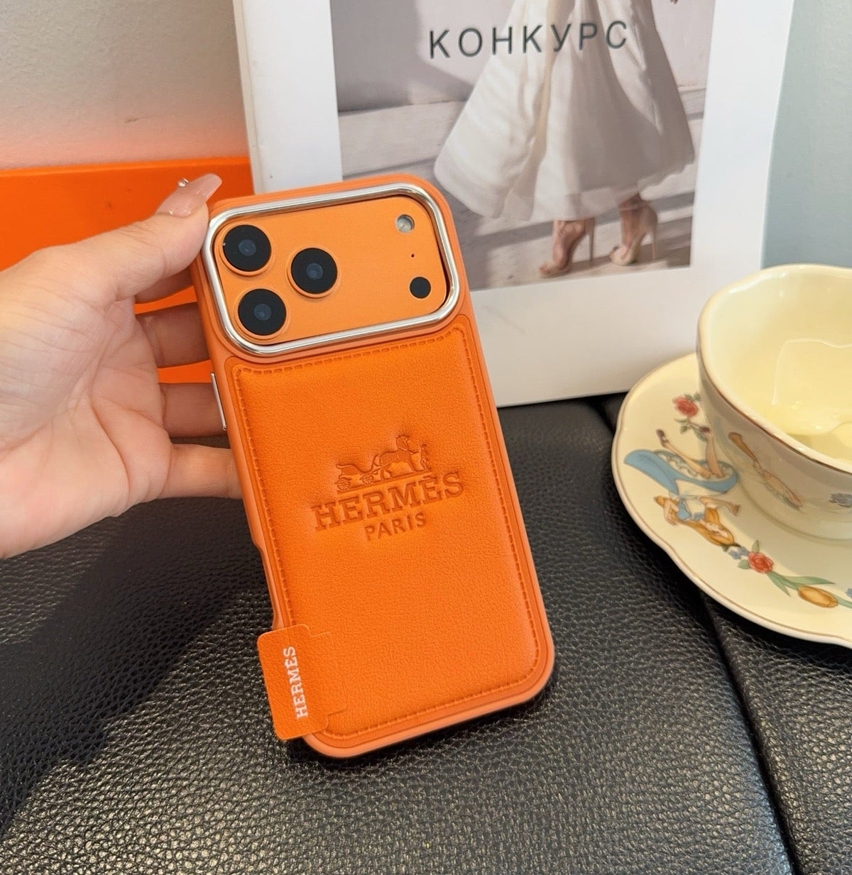 Hermès Starry Series Full-Wrap iPhone Case