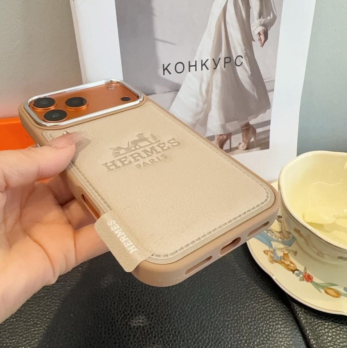 Hermès Starry Series Full-Wrap iPhone Case